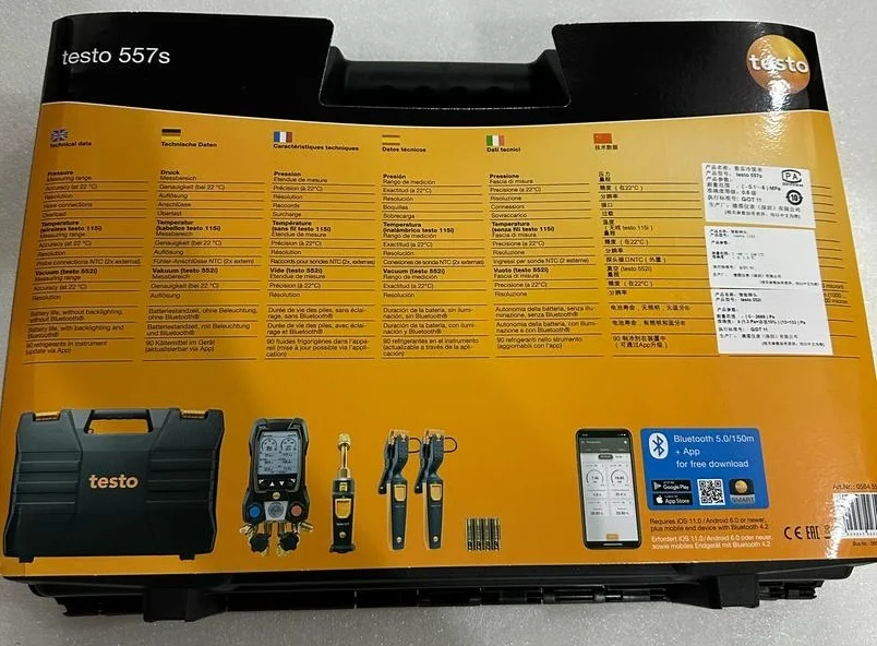 Testo 557s, цифровой манометрический коллектор